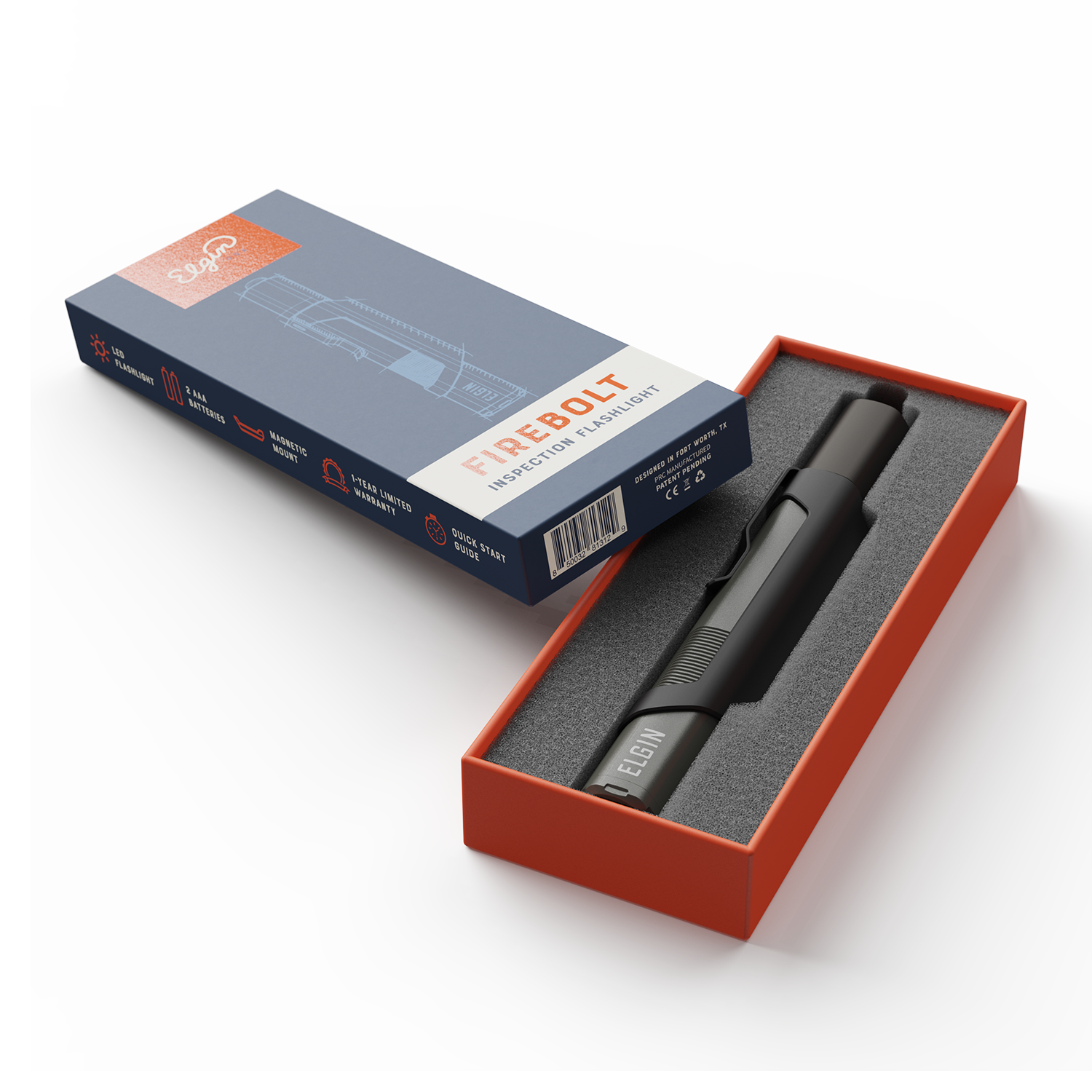 Elgin Firebolt LED Inspection Flashlight Elgin USA Elgin® USA