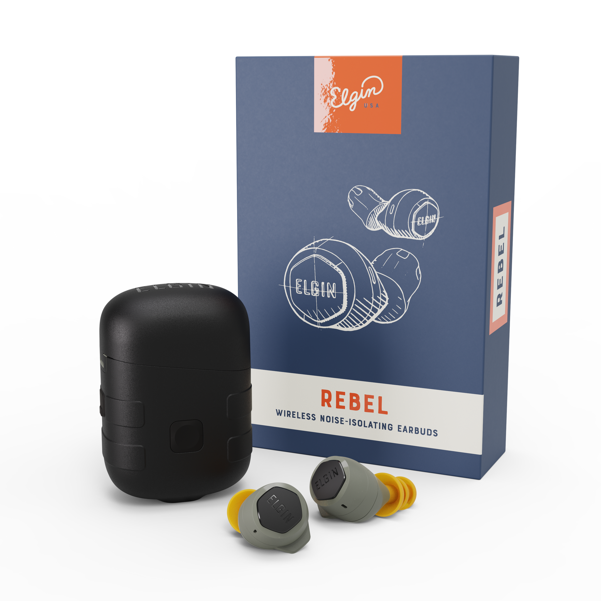 Elgin Ear Elgin Rebel True Wireless Bluetooth Earbuds