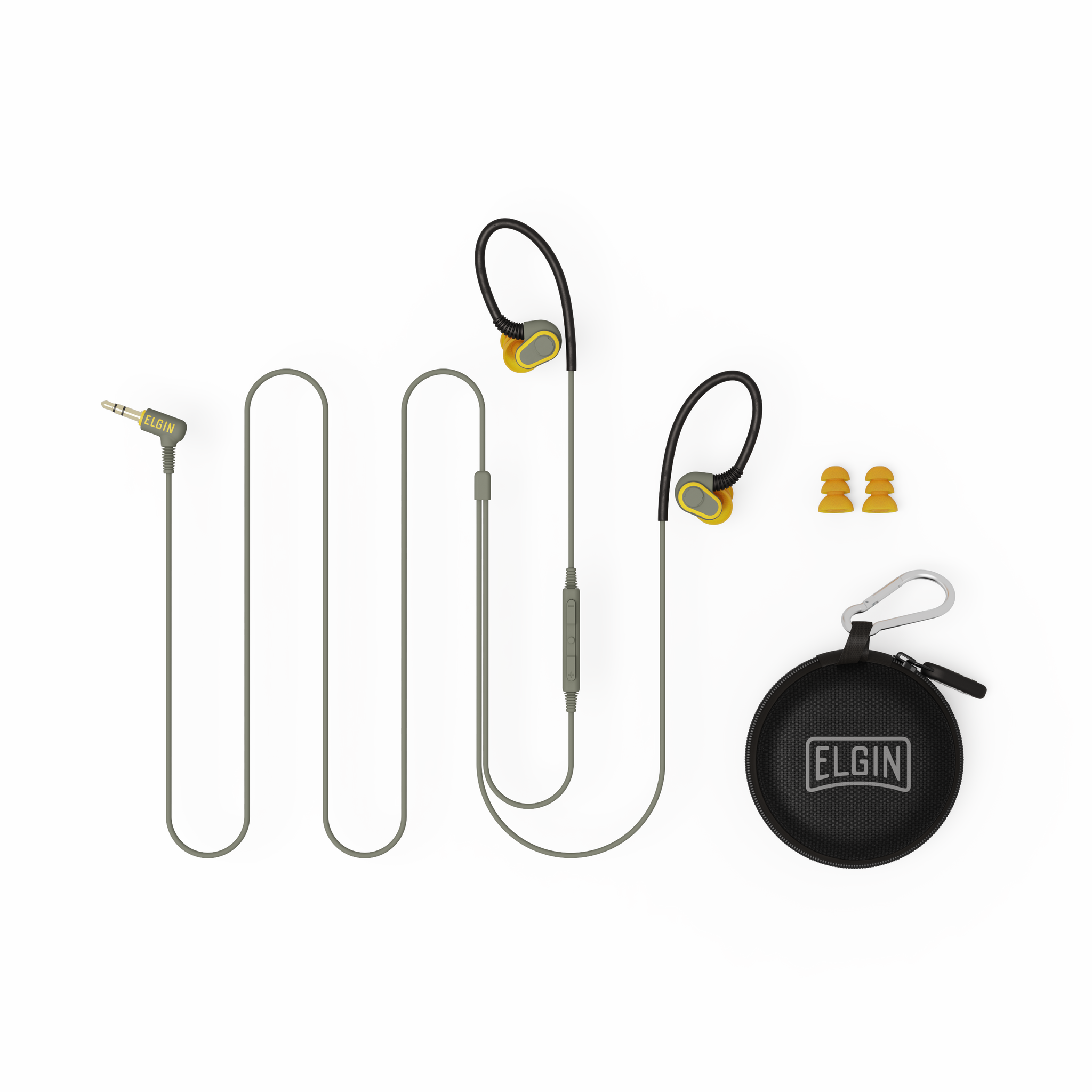 Elgin Ear Rumble Wired - OSHA Certified Noise-Isolating Earbuds | Elgin USA