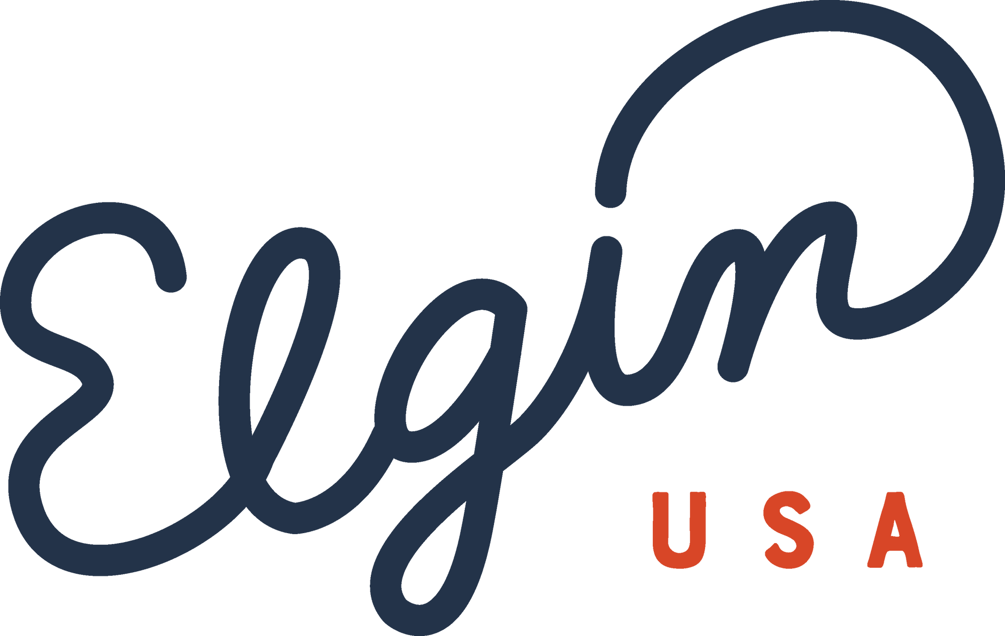 Elgin Script Logo