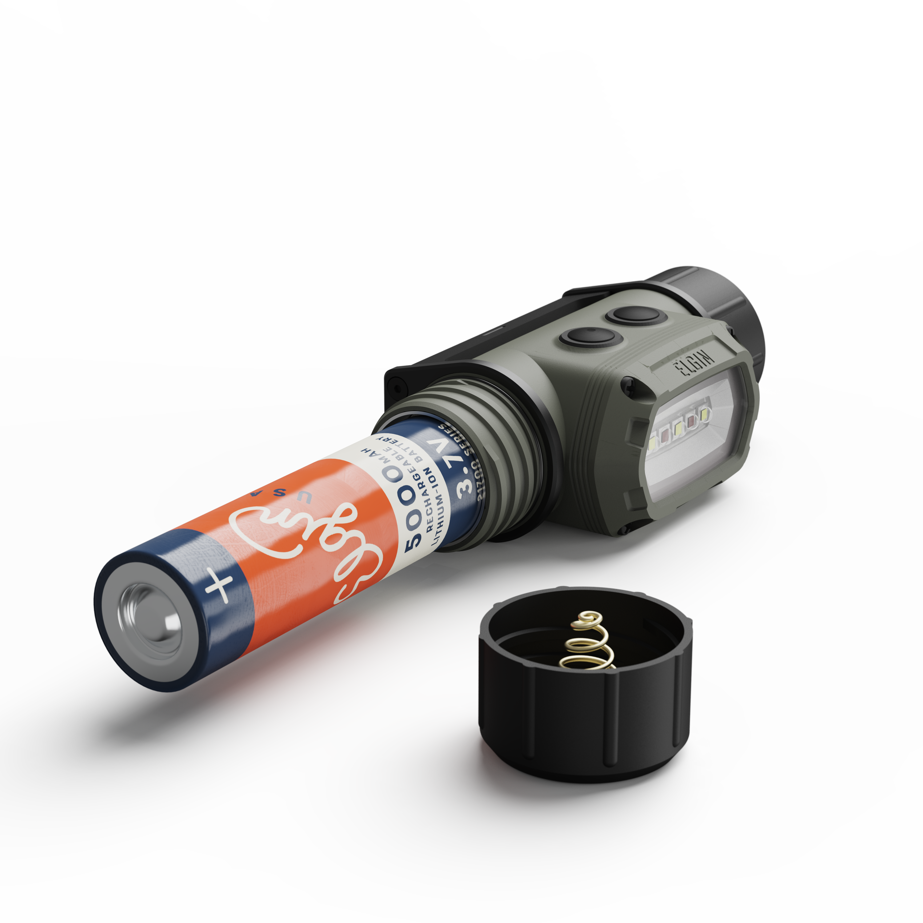 are rechargeable batteries good for led flashlights Elgin 21700 Rechargeable Battery