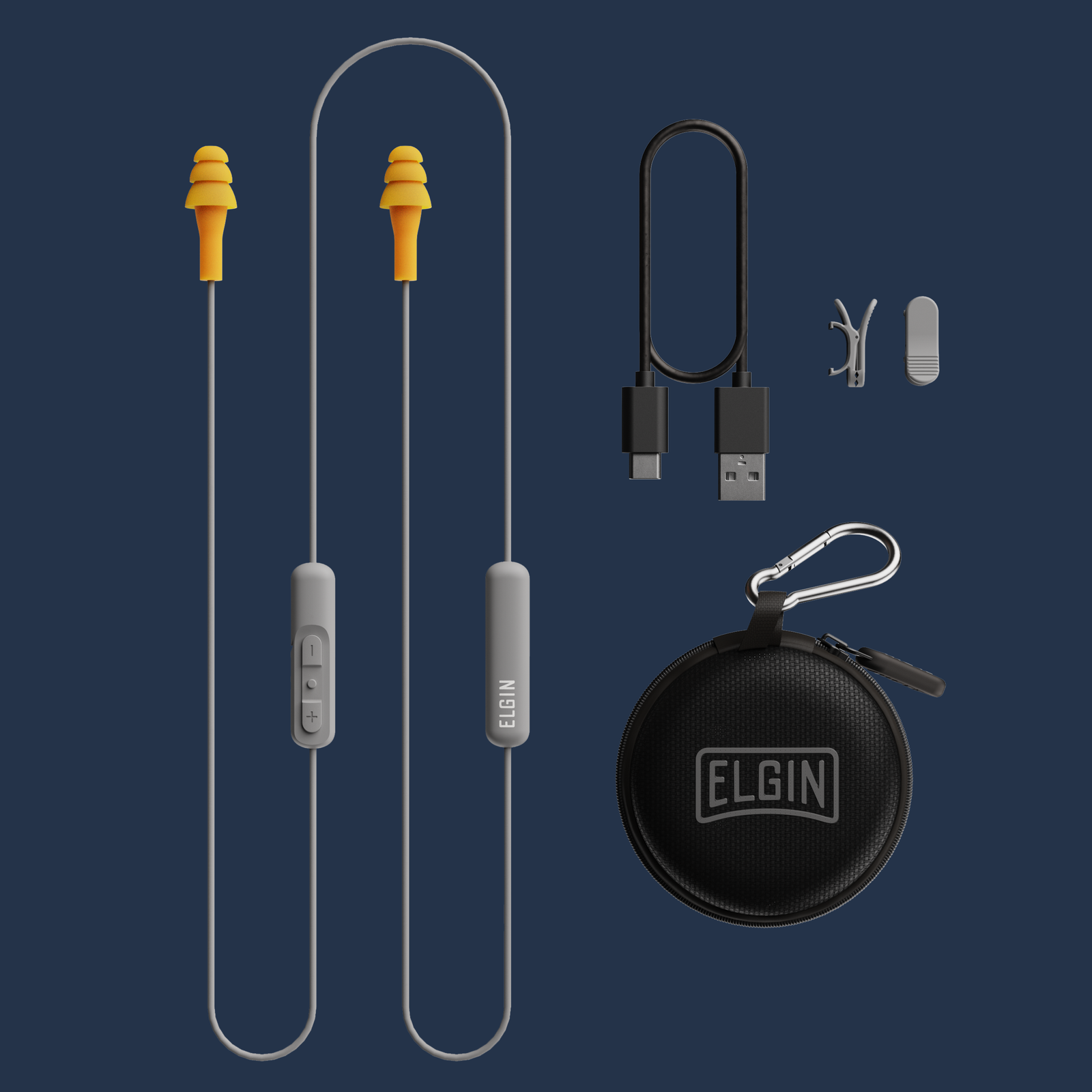 Elgin Ruckus Wireless Bluetooth Earplugs - OSHA Compliant | Elgin