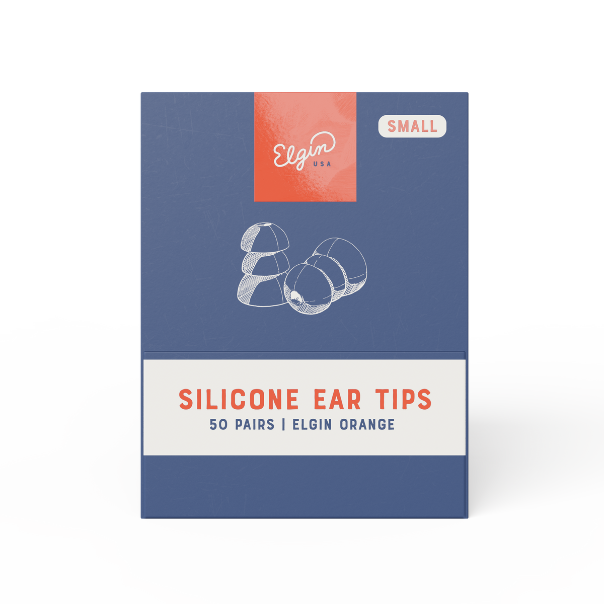 Silicone Replacement Ear Tips Bulk Pack Elgin® USA