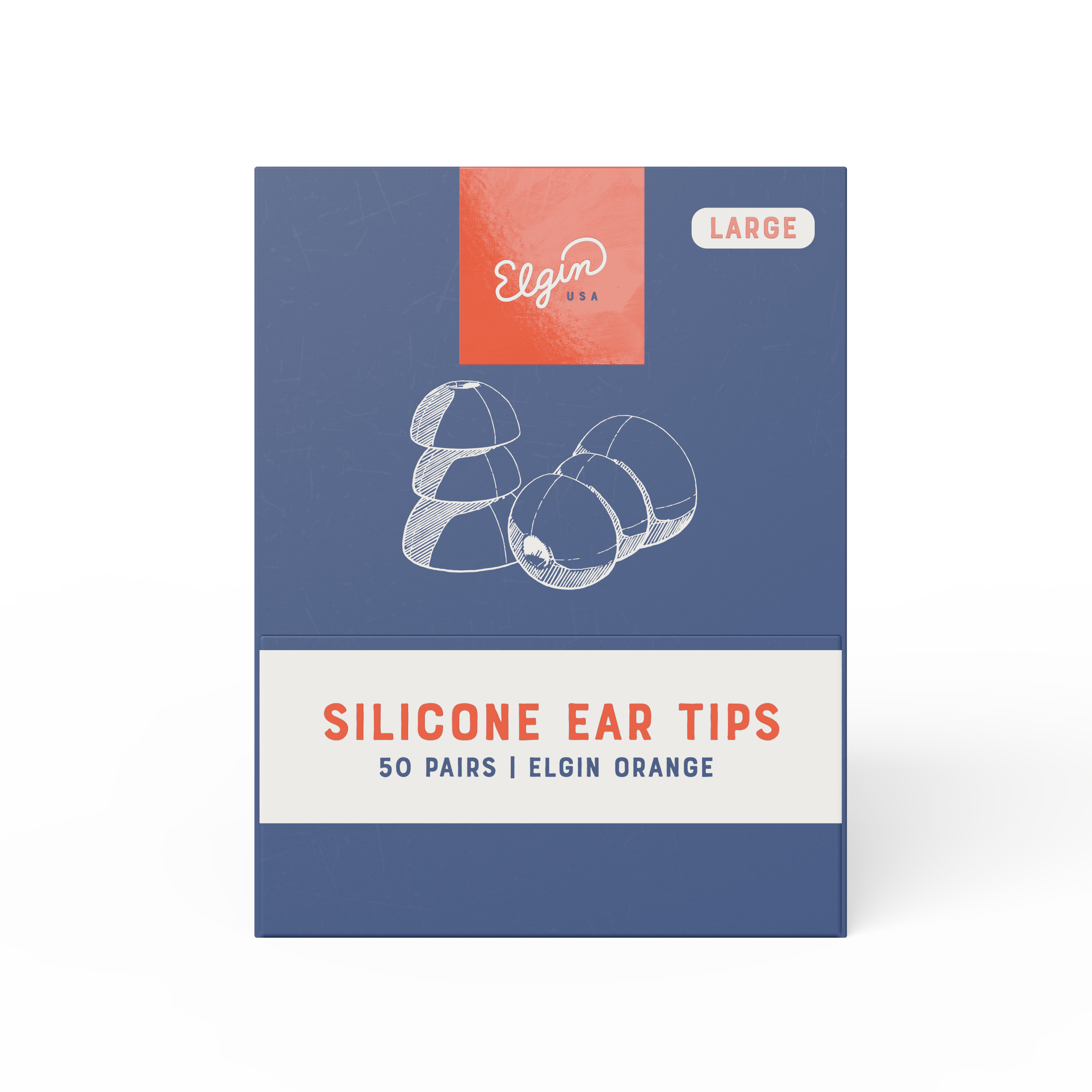 Silicone Replacement Ear Tips Bulk Pack Elgin® USA