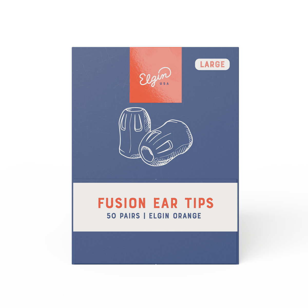 Fusion Replacement Ear Tips - Bulk Pack Elgin® USA