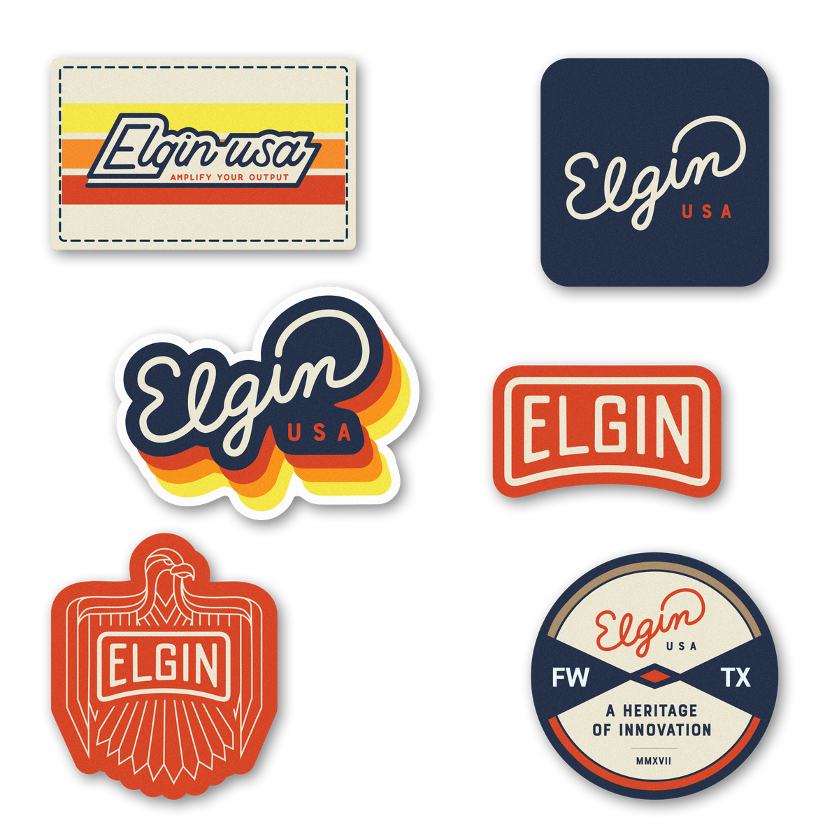 Elgin USA Sticker Pack