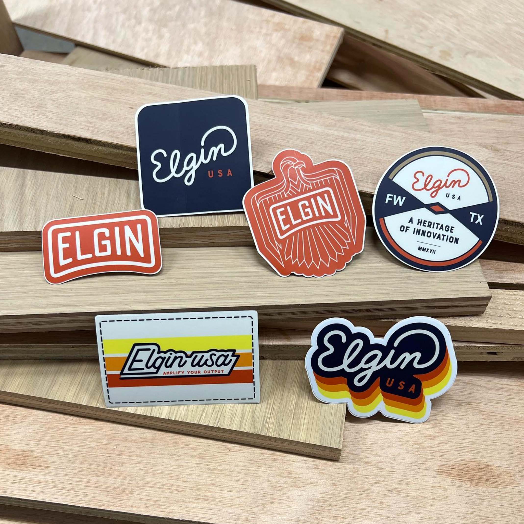 Elgin USA Sticker Pack Elgin® USA