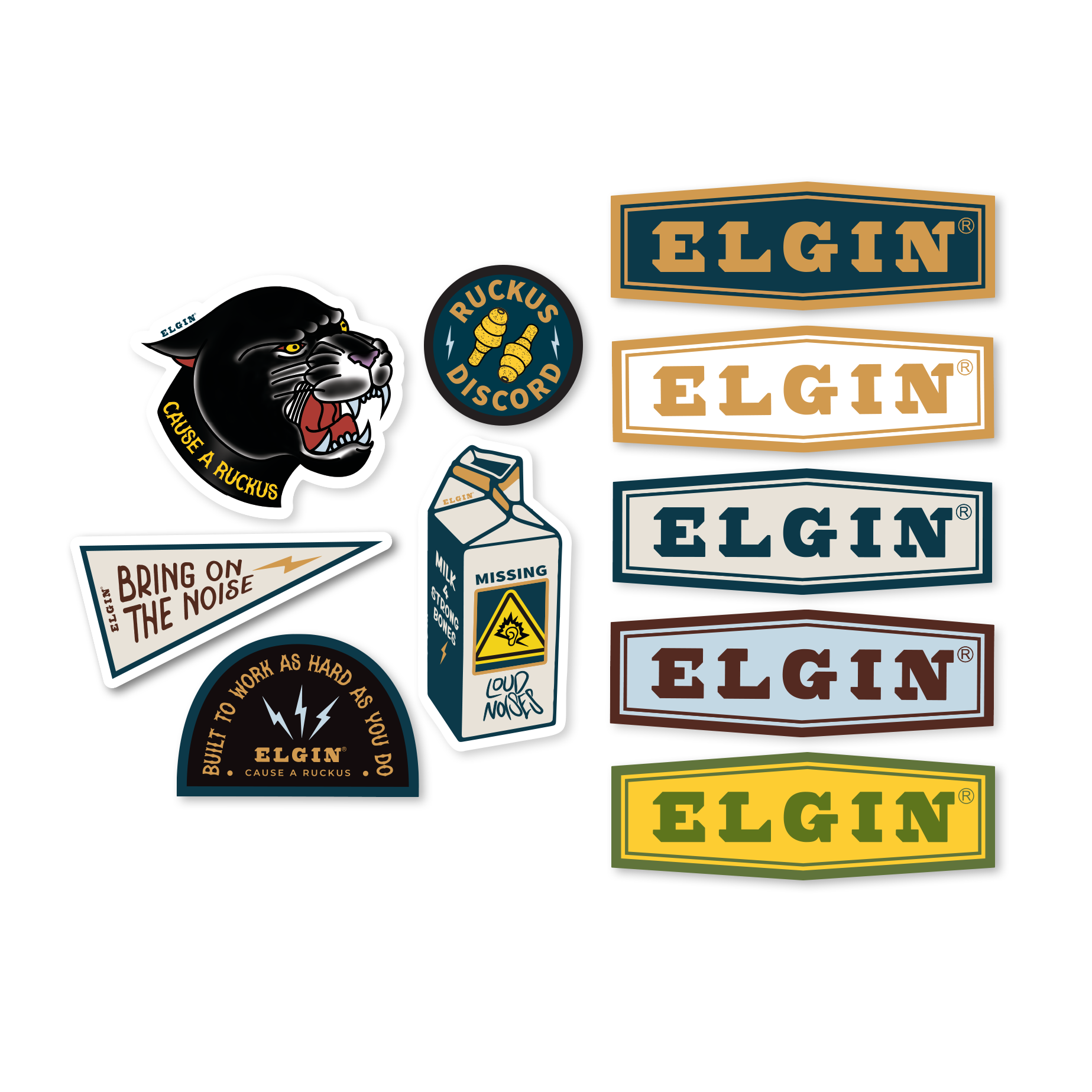 Elgin USA Sticker Pack Elgin® USA